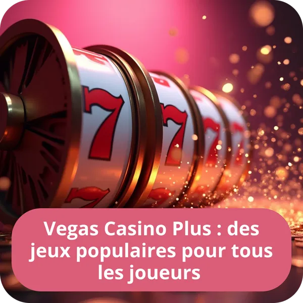 Vegas Casino Plus : des jeux populaires pour tous les joueurs
